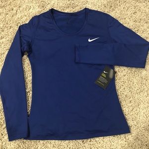 NWT Nike Athletic Blue Long Sleeve